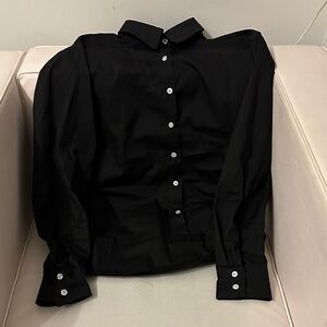 Classic Black Button-Down Shirt